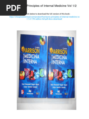 HARRISON’S INTERNAL MEDICINE 17th Ed Harrison's Principles of Internal Medicine, 17th Edition