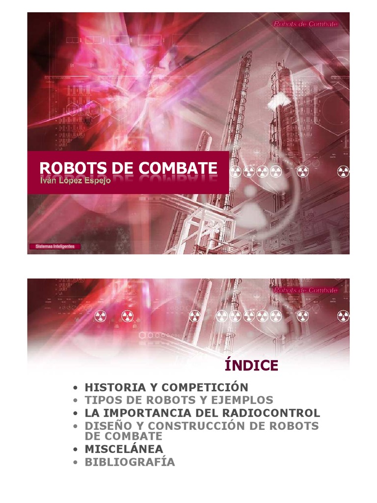 Diseño de Robots de Combate | PDF | Transmisor | Robot
