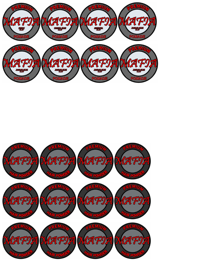 Stiker Pomade | PDF