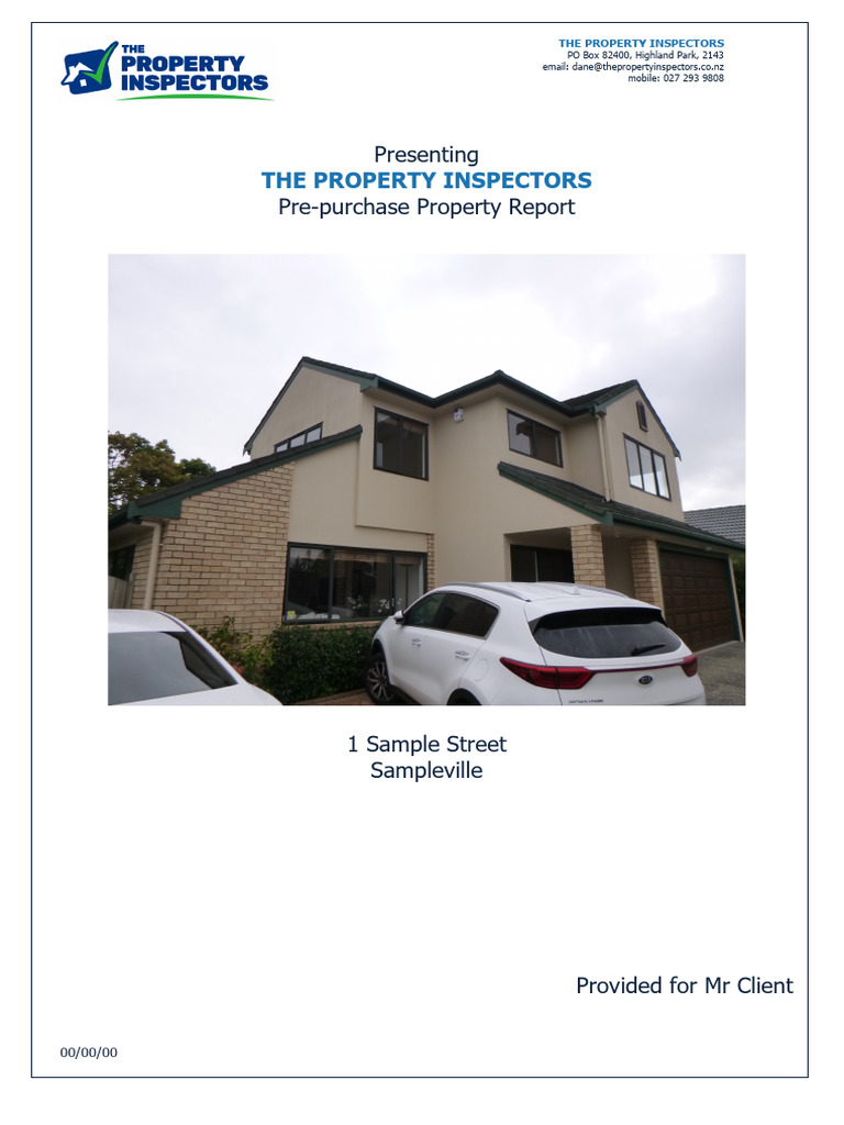 Pre-Purchase Property Inspection Report | PDF | Building Insulation ...