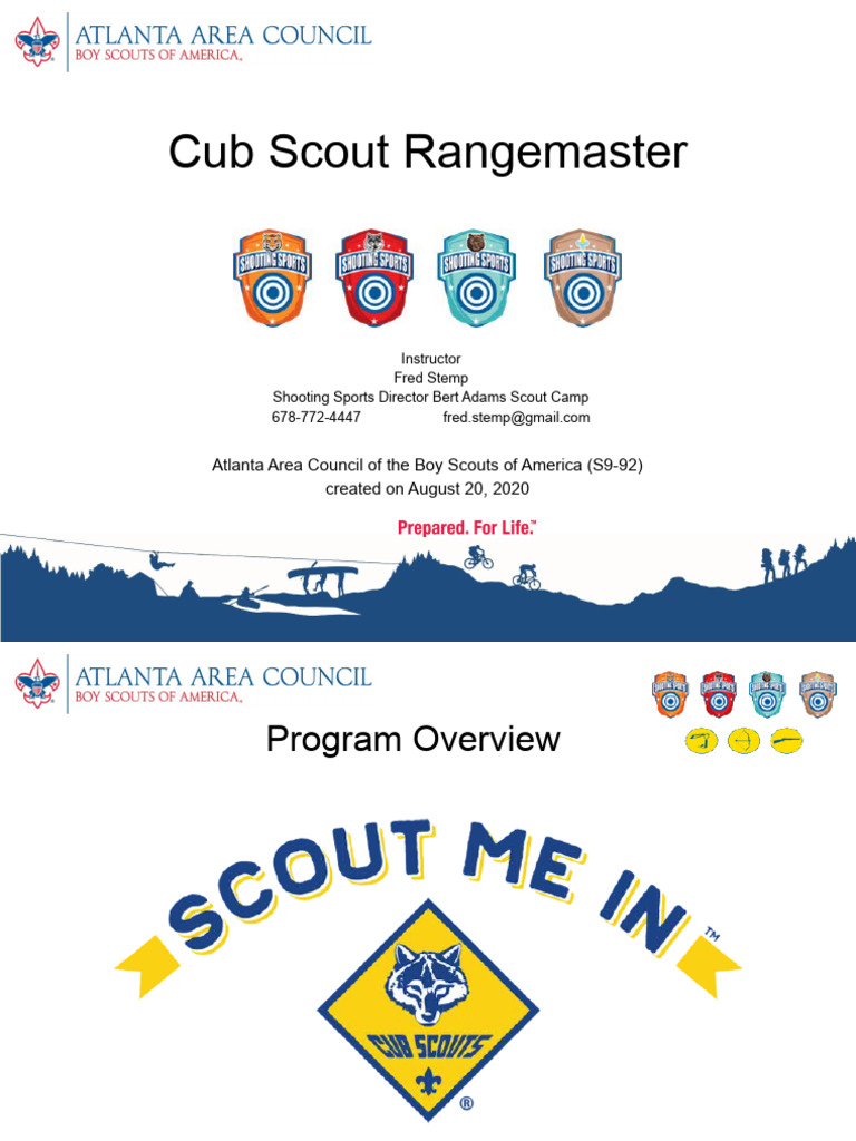 Cub Scout Shooting Sports Overview | PDF | Archery | Bow And Arrow