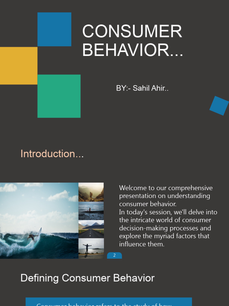 Understanding Consumer Behavior Insights | PDF | Consumer Behaviour ...