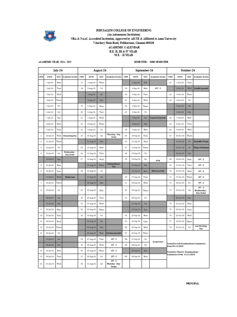 2024 Academic Calendar Events | PDF | Career And Technical Education ...