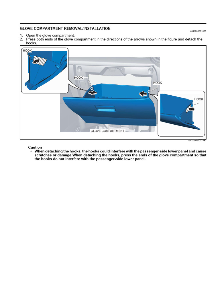 Glove Compartment Removal Guide | PDF