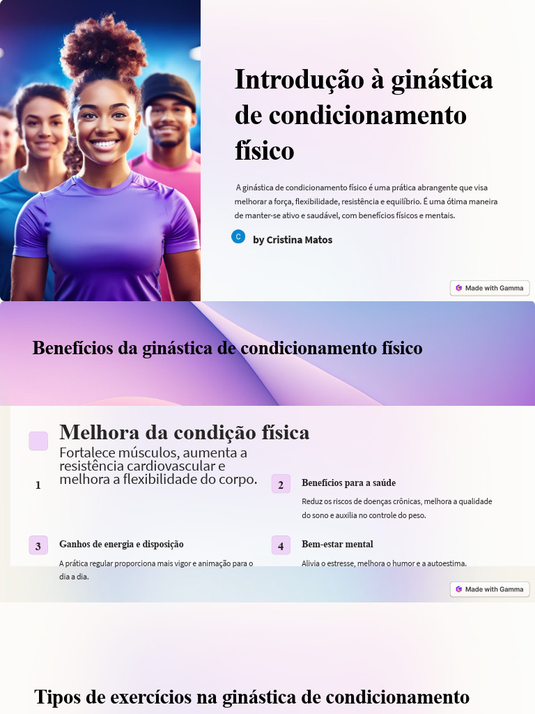 Introducao A Ginastica de Condicionamento Fisico | PDF | Ginástica ...