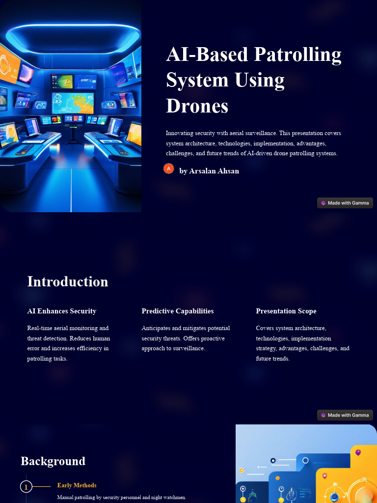 AI Drones: Revolutionizing Security | PDF | Artificial Intelligence ...