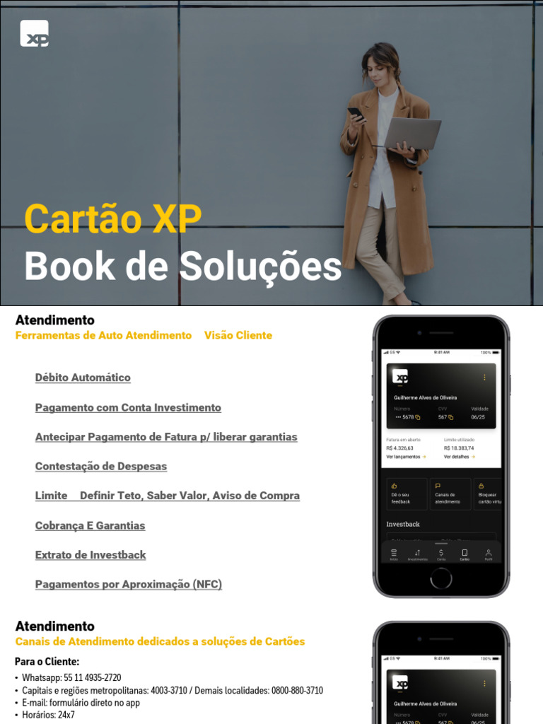 Book de Solucoes Cartoes XP | PDF | Limite (Matemática) | Visa Inc.
