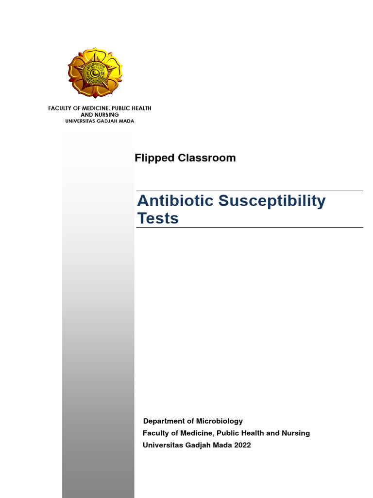 Antibiotic Susceptibility Test | PDF | Antimicrobial Resistance | Medicine