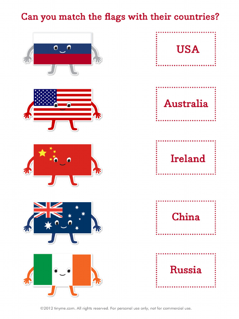 Flags Activity | PDF
