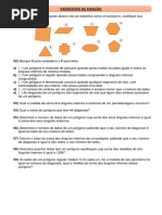 Exercícios sobre Polígonos para 7º Ano | PDF