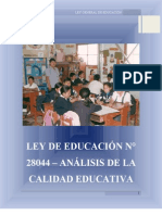 Analisis de La Ley 28044