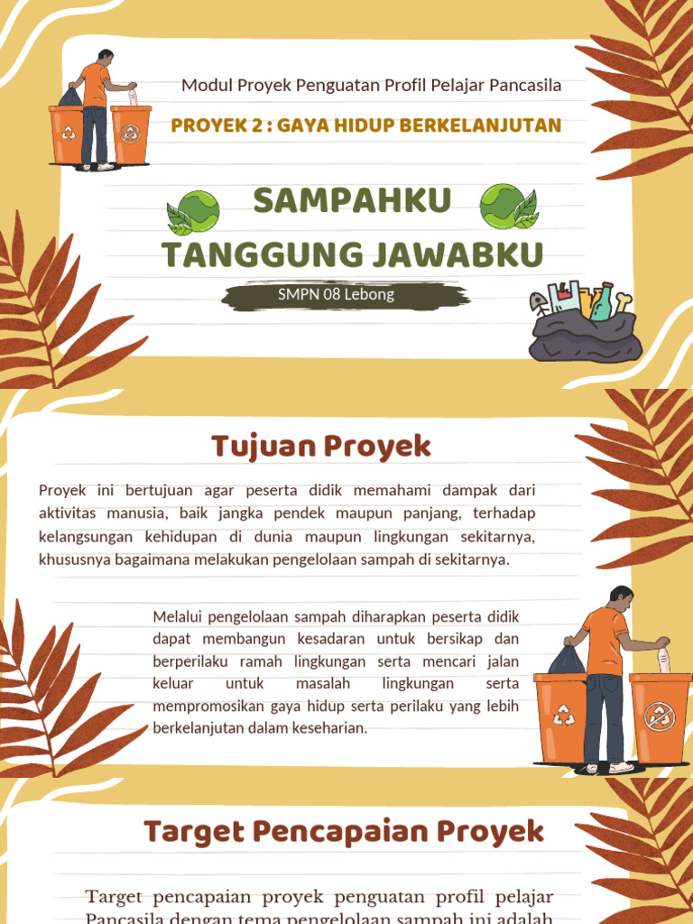 Modul P5 Sampahku Tanggung Jawabku Pdf