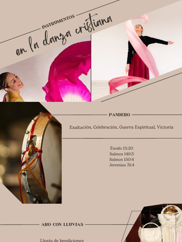 Instrumentos de Danza Cristiana y Significado | PDF
