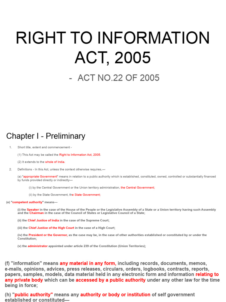Right To Information Act 2005 Pdf Government Of India Complaint