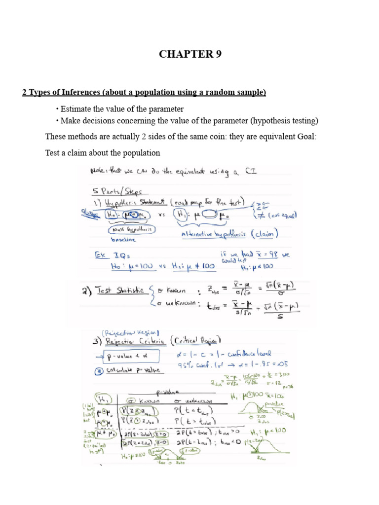 Probability (Sampling) | PDF | P Value | Statistical Hypothesis Testing