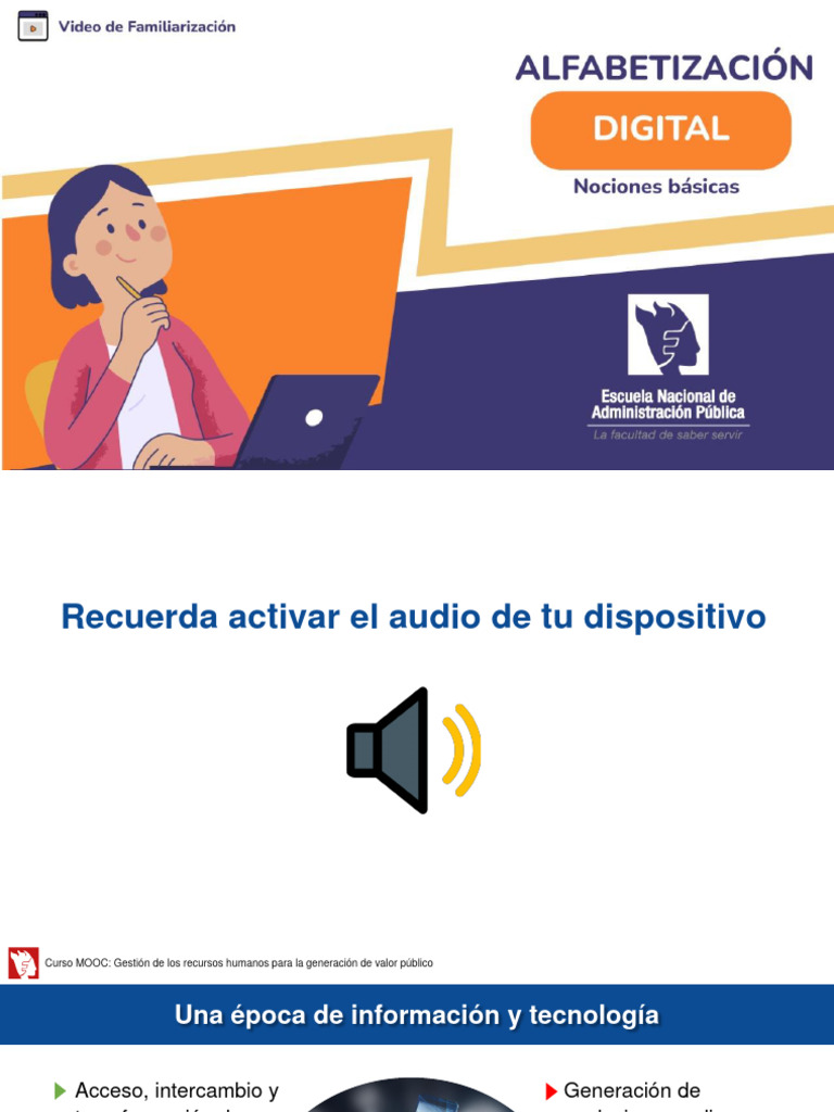 Alfabetización Digital | PDF | Curso abierto masivo en linea ...