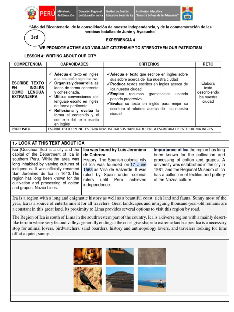 Lesson 4 - Third Grade Exper 4 | PDF