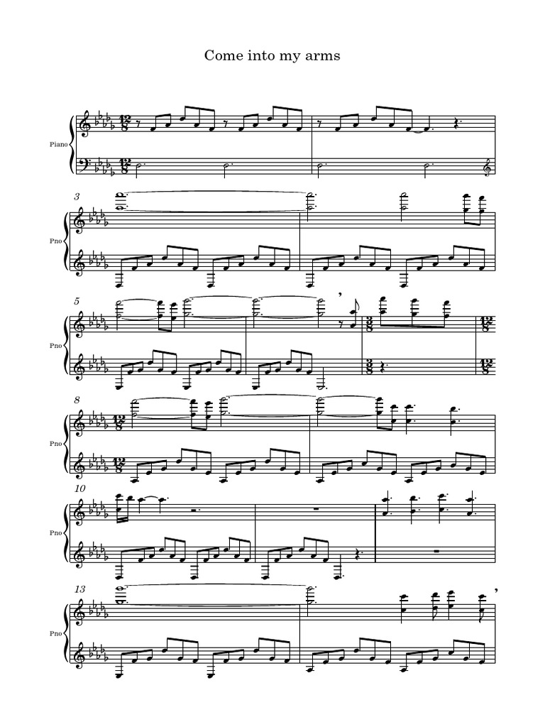 Come Into My Arms | PDF