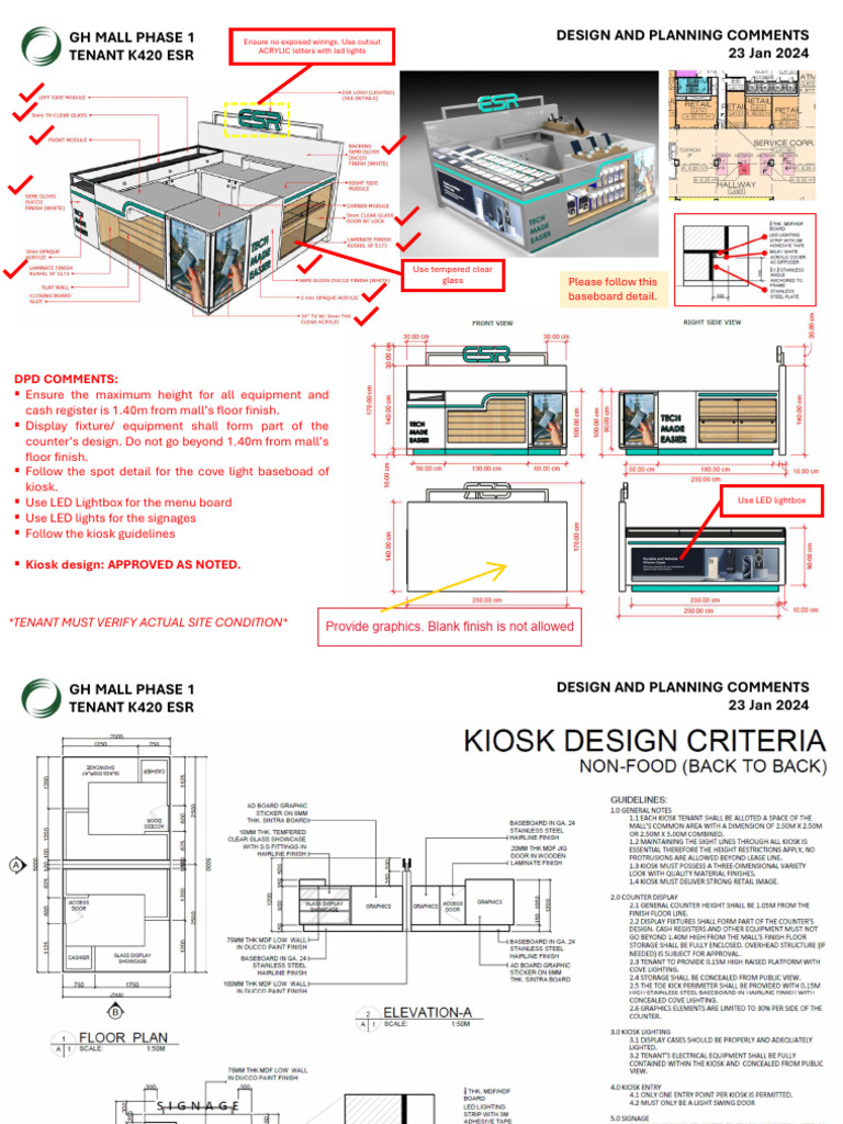 GH Mall K420 ESR Design Guidelines | PDF