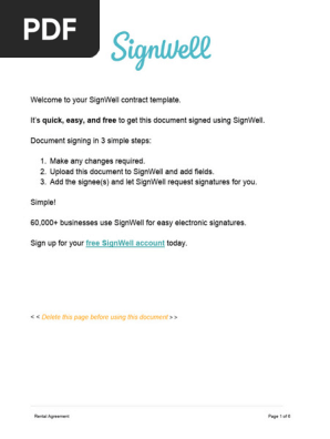 Basic Rental Agreement