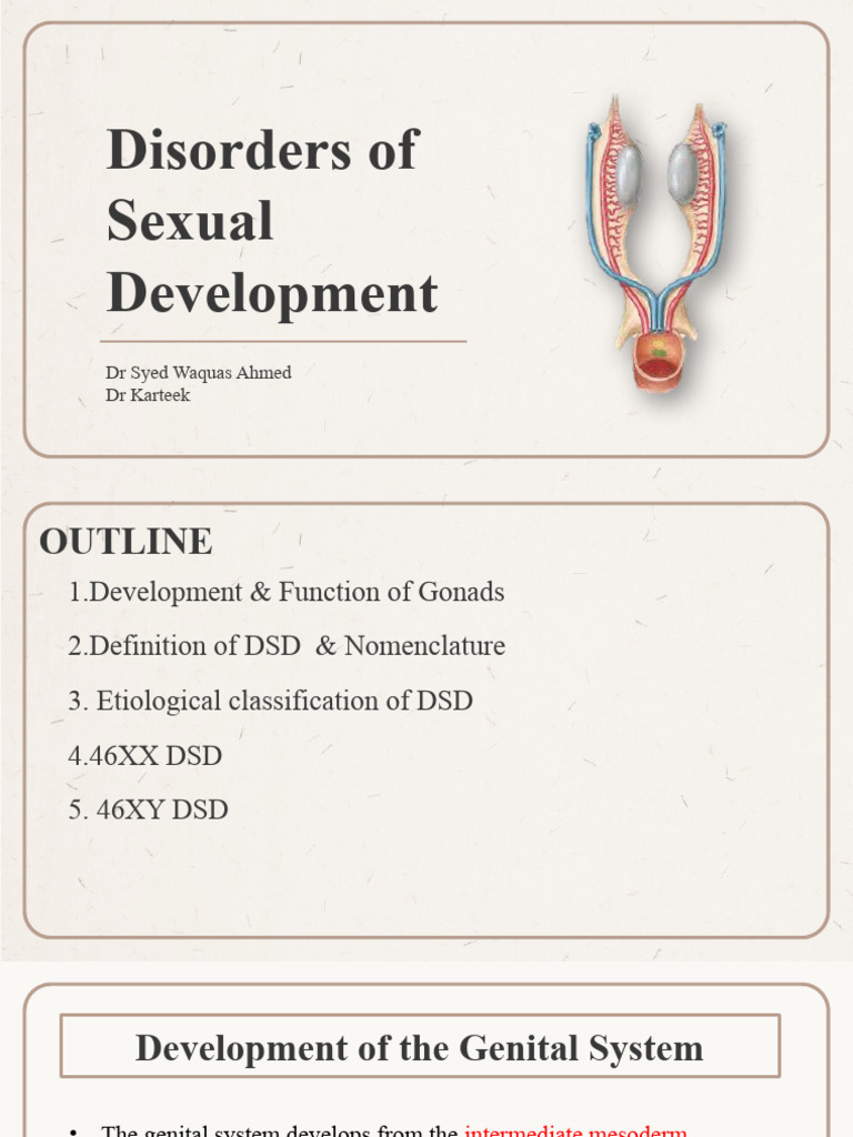Disorder of Sexual Development (Autosaved) | PDF | Intersex | Sexual ...