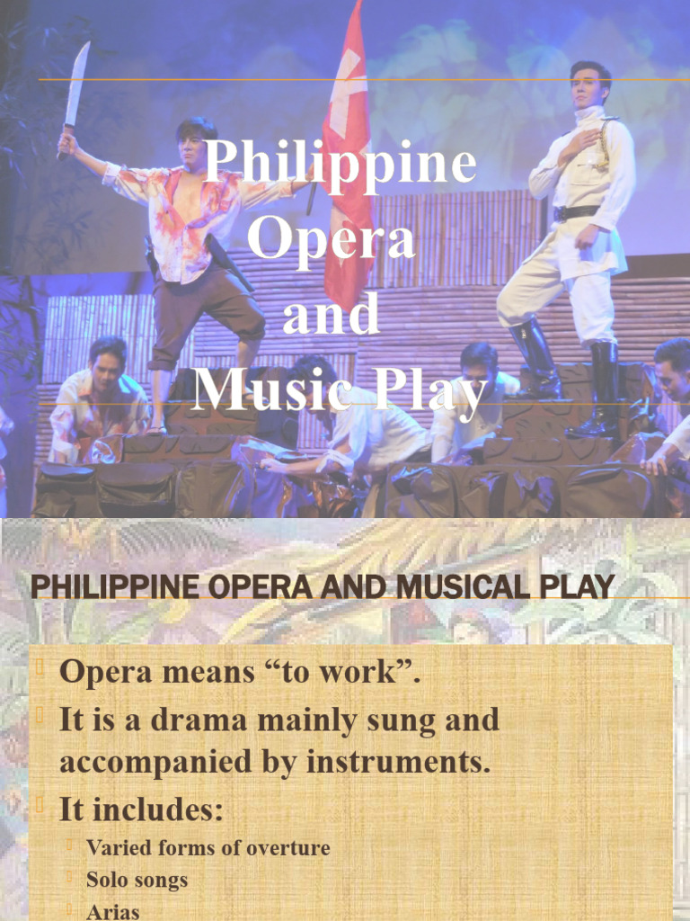 Philippine Opera and Musical Play Guide | PDF | Choir | Opera