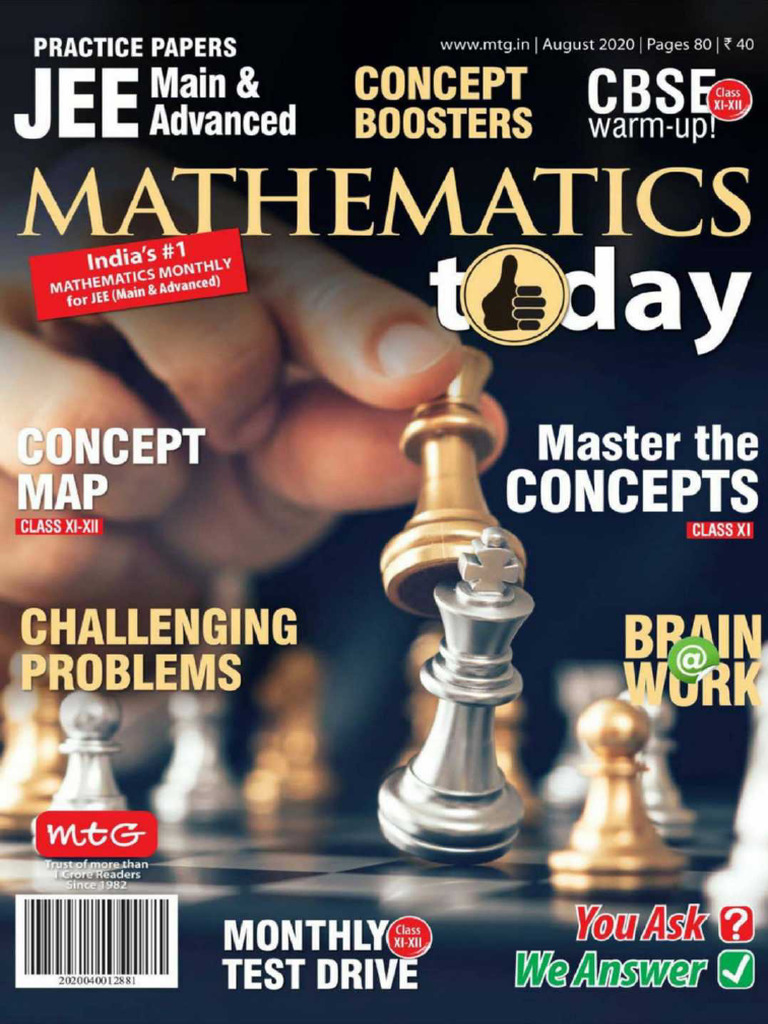 Mathematics Today Aug | PDF
