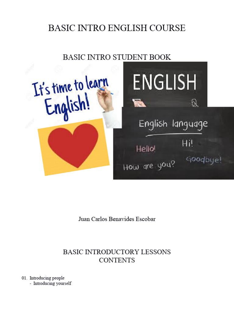 Basic English Course Overview | PDF | Workweek And Weekend | United ...