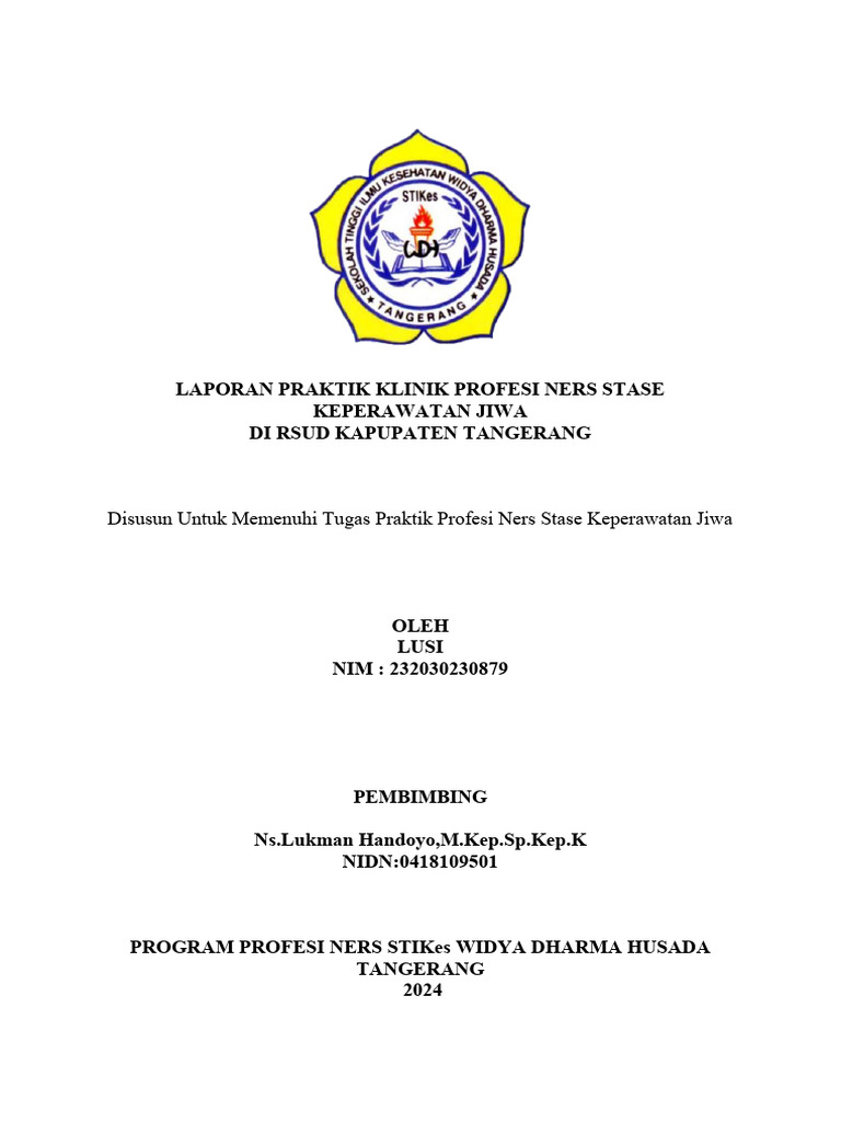 Laporan Minggu Ke 1-1 | PDF
