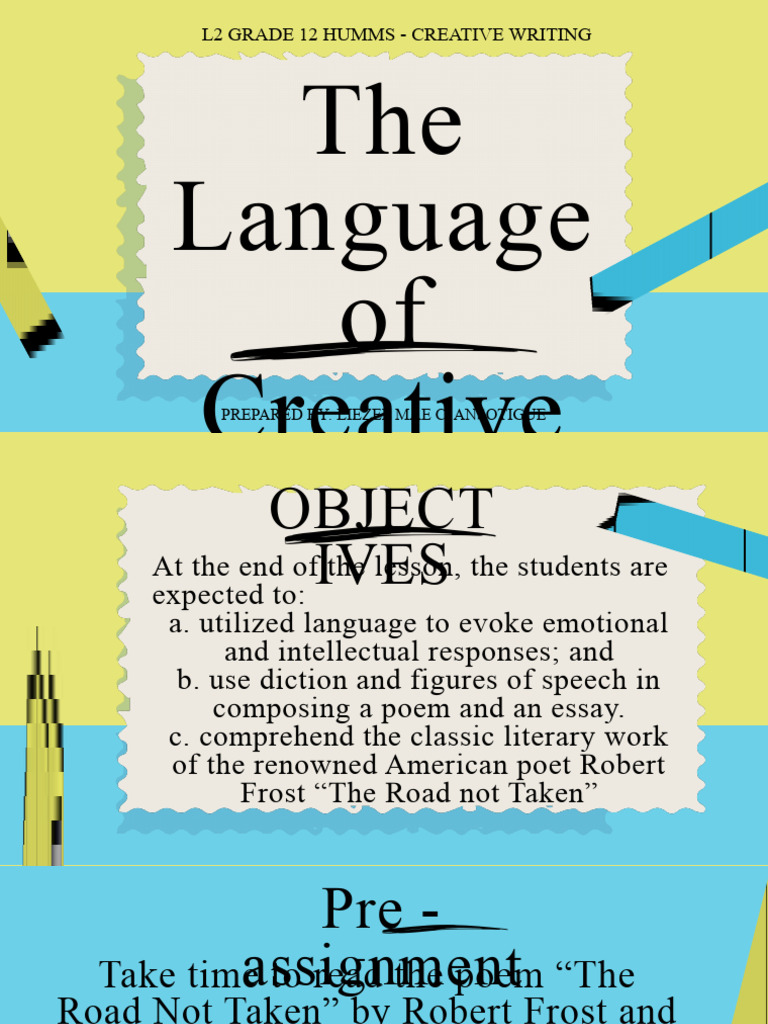 Creative Writing Techniques for L2 Grade 12 | PDF | Metaphor | Poetry