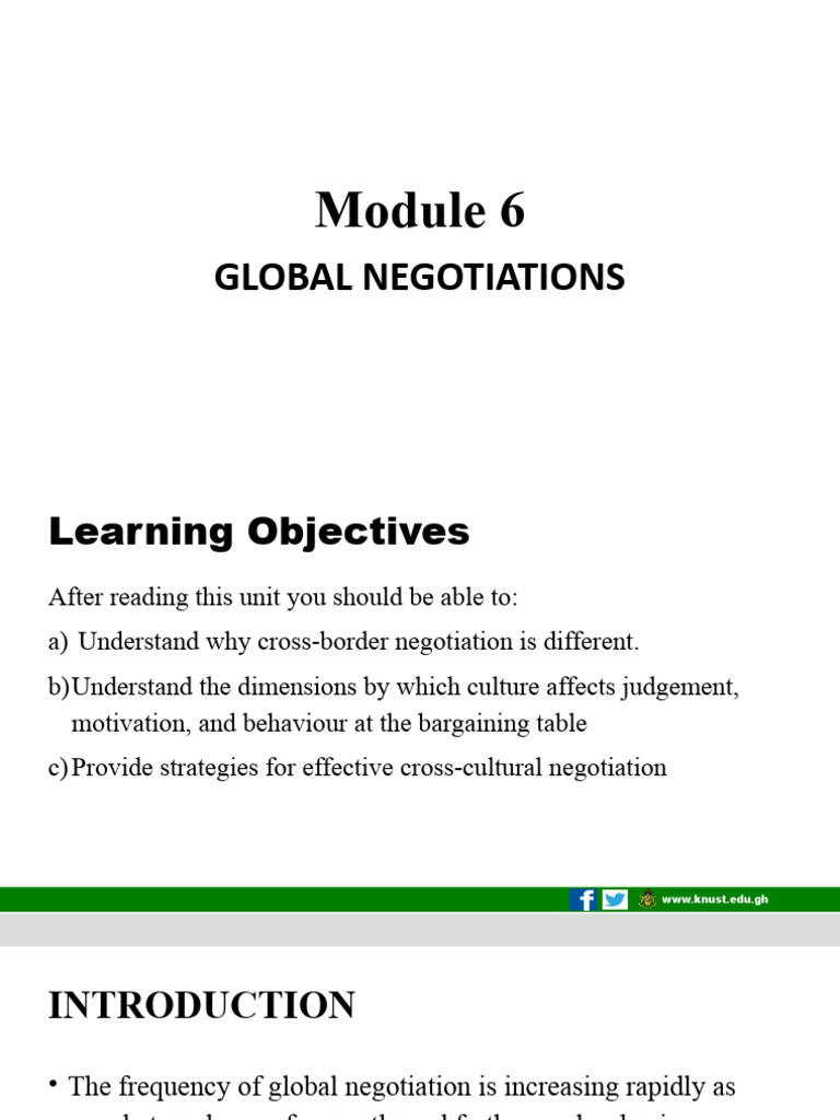 Cross-Border Negotiation Strategies | PDF | Negotiation | Social Psychology