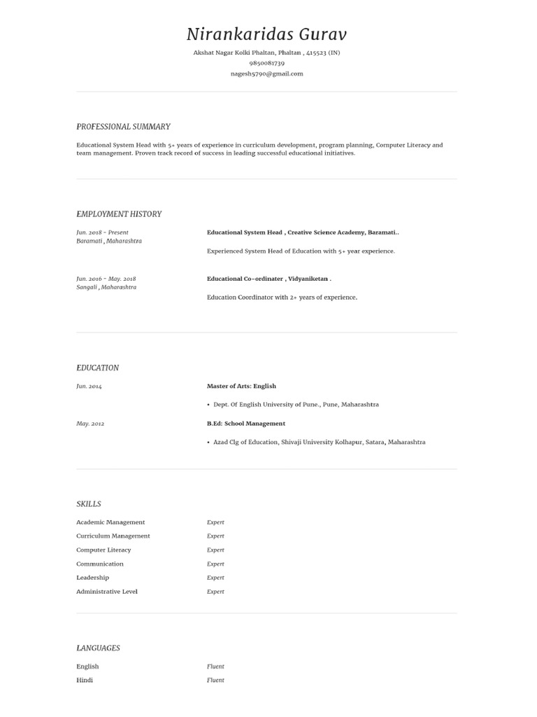 Updated CV | PDF