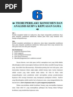 Download Modul 6 Teori Perilaku Konsumen Dan Analisis Kurva Kepuasan Sama by dlollipophhpopillol SN75715795 doc pdf