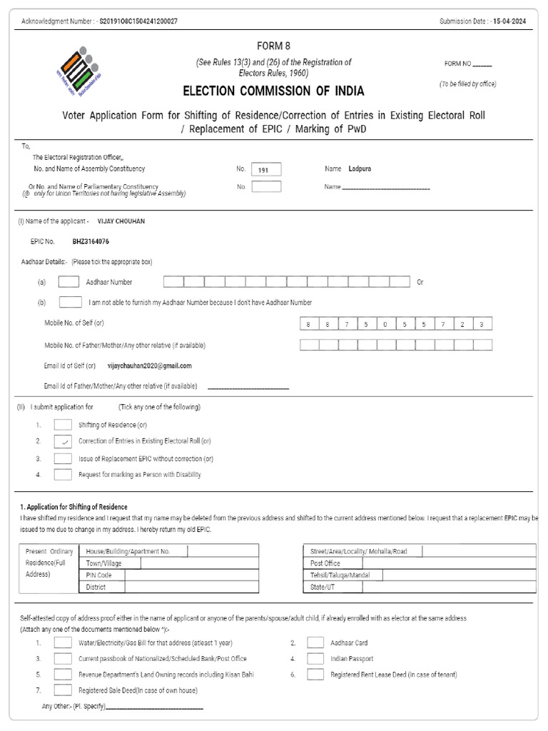 Form8 S20191O8C1504241200027 PDF | PDF