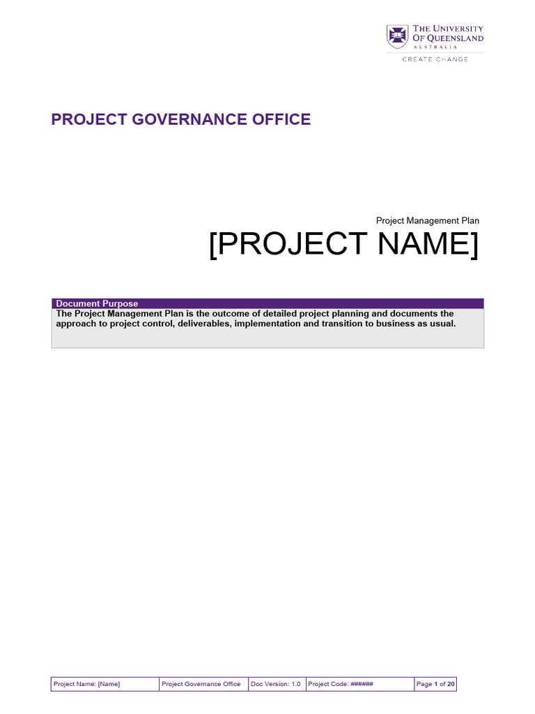 Project Governance Documentation Guide | PDF | Project Management ...