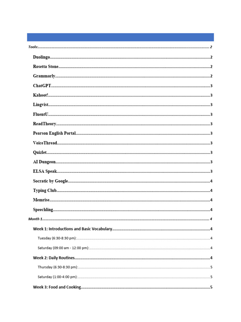 Essential Language Learning Tools Guide | PDF | Artificial Intelligence ...