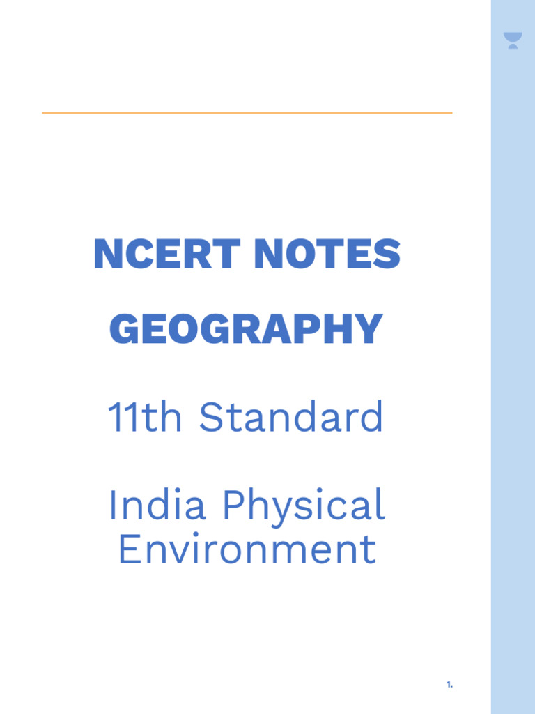 D 11th Standard Geo India Physical | PDF | Drainage Basin | Himalayas