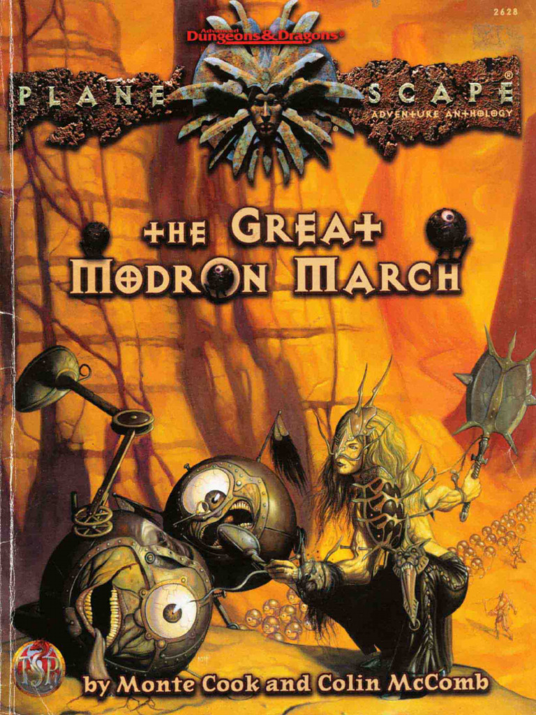 ADnD Planescape the Great Modron March - Adventure Anthology | PDF