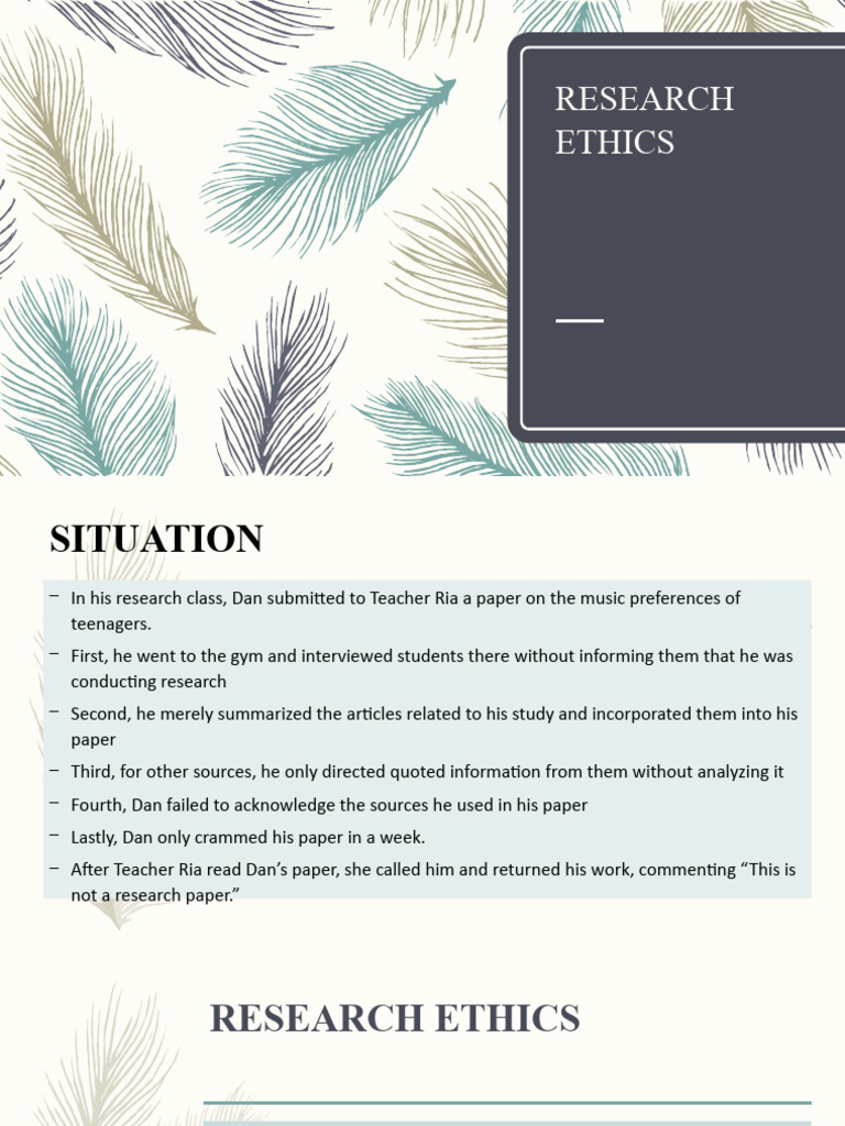 Research Ethics Pdf Plagiarism Informed Consent