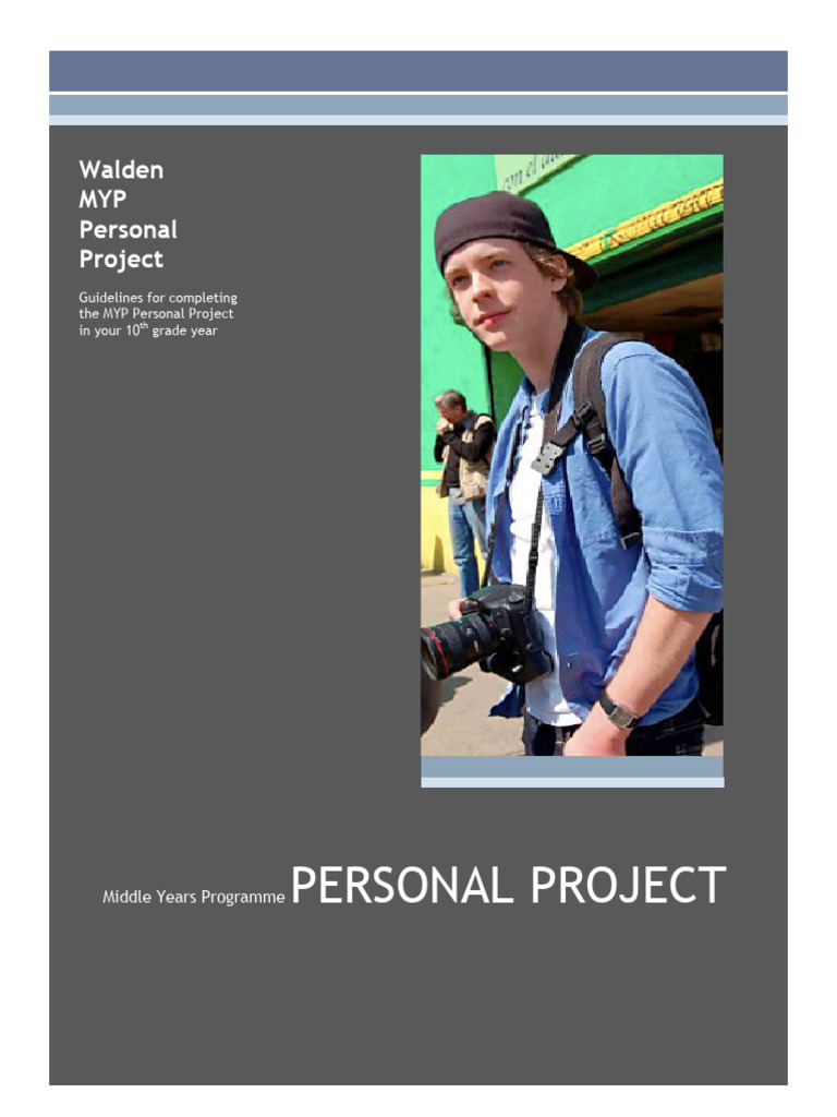 Walden 10th Grade Personal Project Guide | PDF | Academic Journal | Human