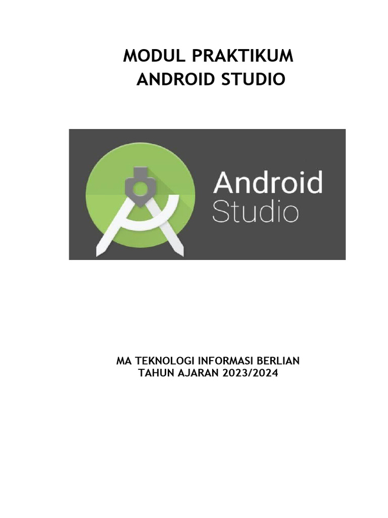 Panduan Praktikum Android Studio | PDF