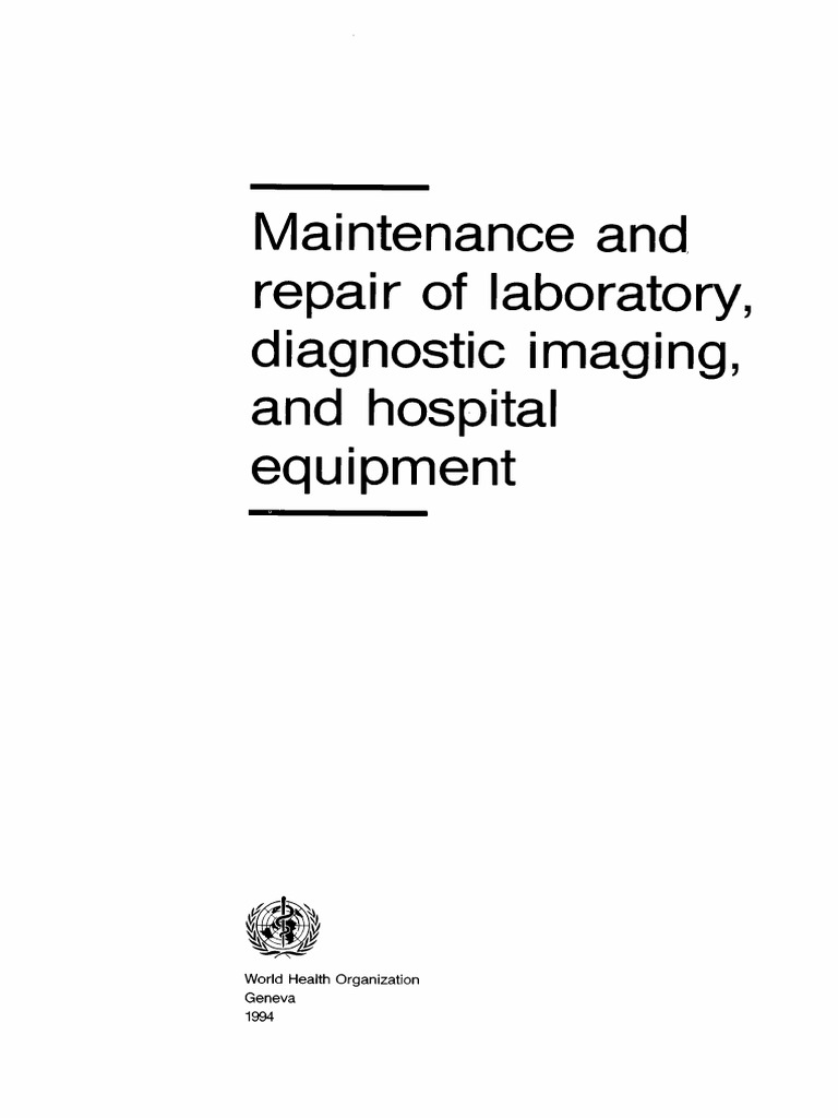 Maintenance and Repair of Laboratory, Diaaagggnnn | PDF