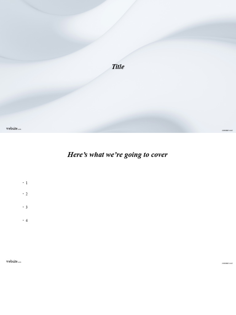 Template (Light) | PDF | Art