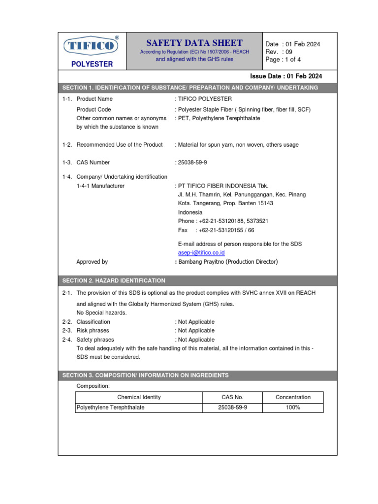 MATERIAL SAFETY DATA SHEET PDF 2024 visual data 2