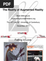 The Reality of Augmented Reality Mark Billinghurst