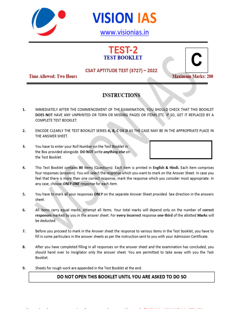 CSAT Aptitude Test 2022 Overview | PDF | Economic Inequality ...