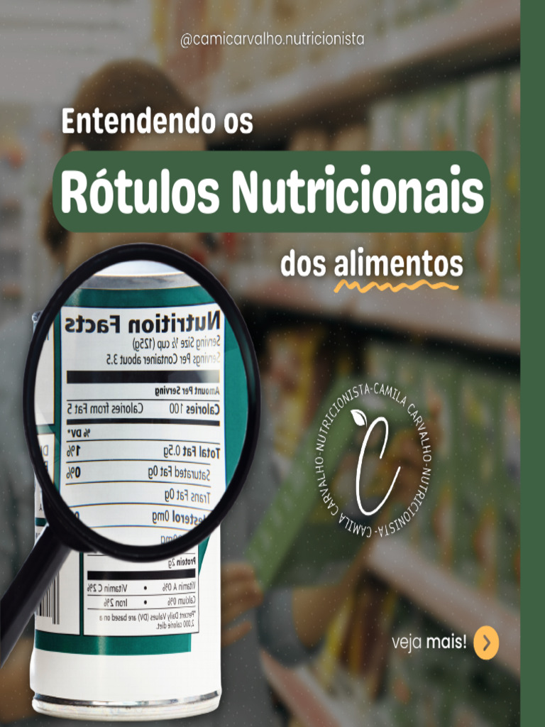 Entendendo Os Rótulos Nutricionais Dos Alimentos | PDF | Gastronomia ...
