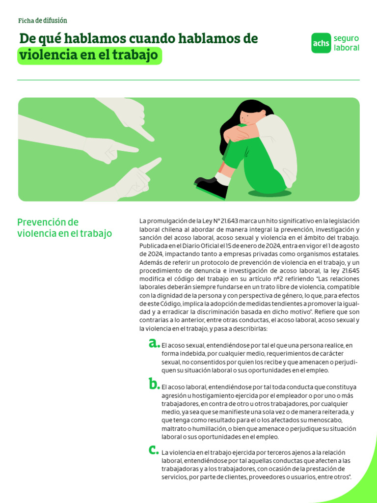 Ficha de Que Hablamos Cuando Hablamos de Violencia en El Trabajo (VF ...
