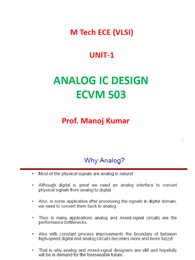 Unit 1 | PDF | Field Effect Transistor | Mosfet