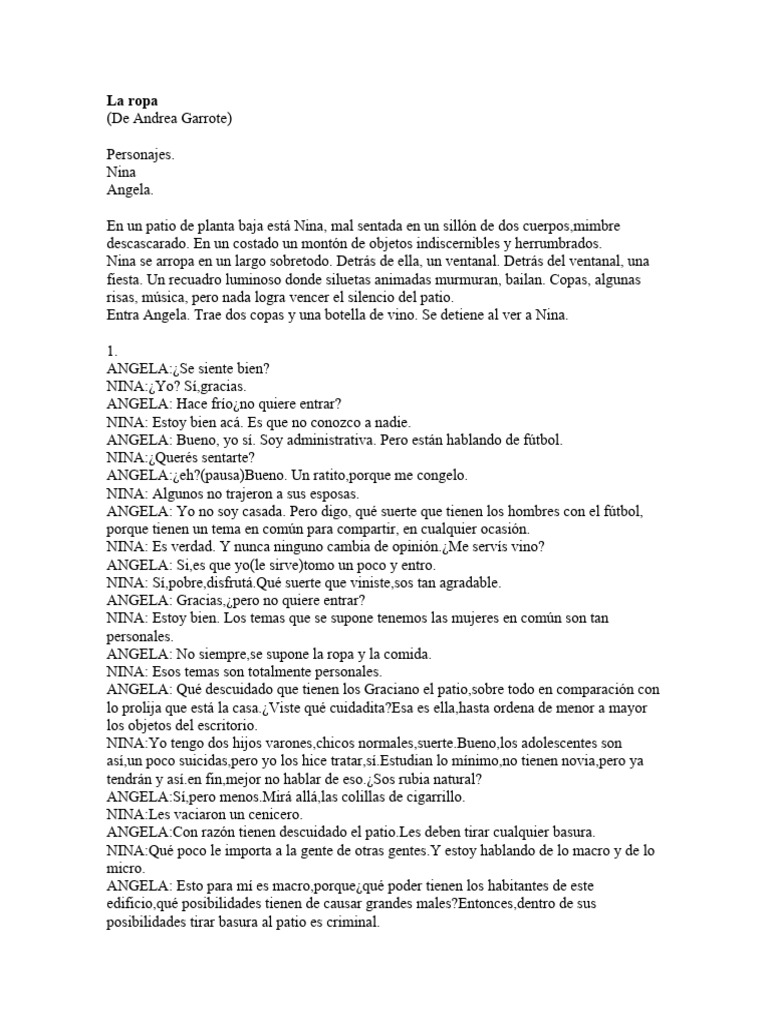 La Ropa | PDF
